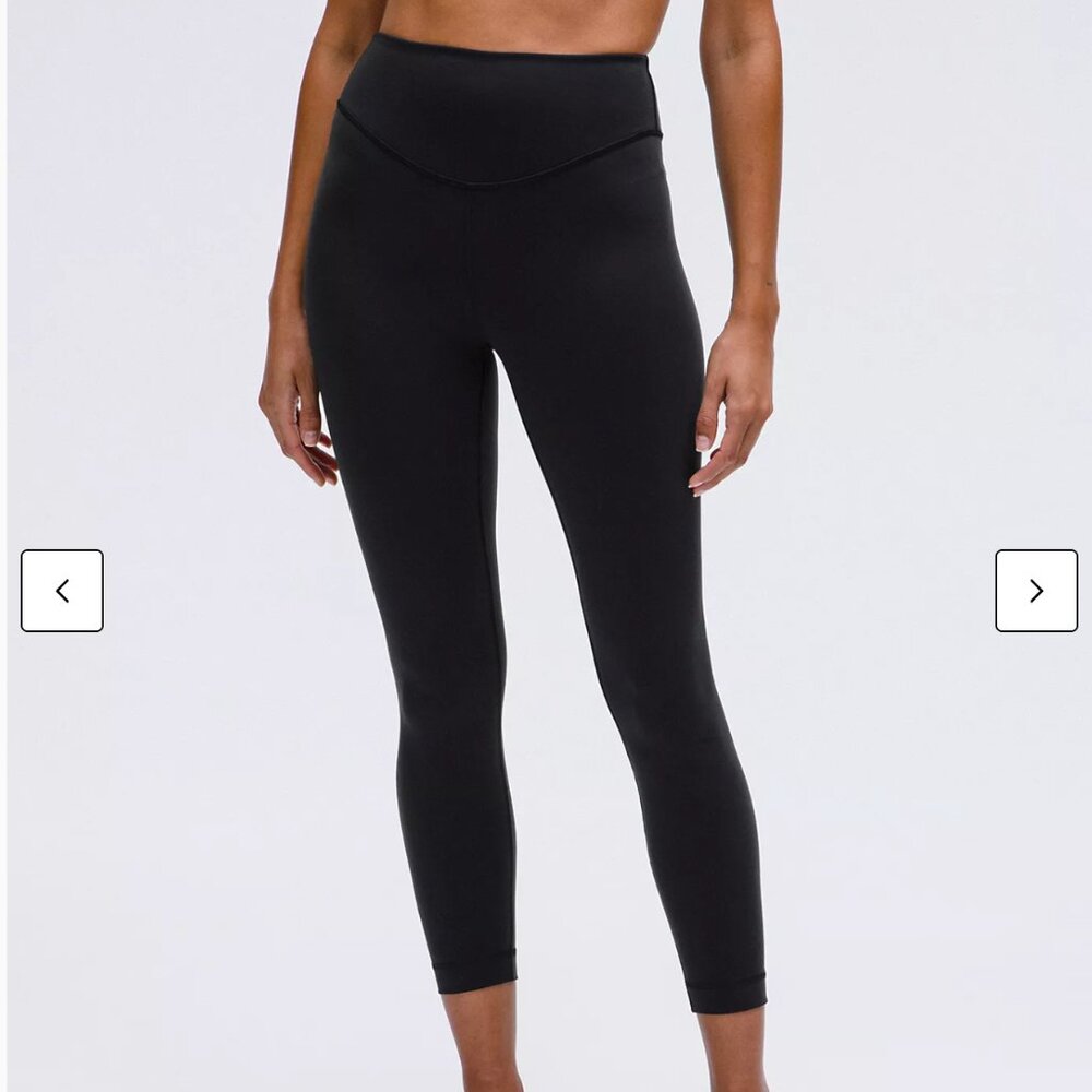 Lululemon Wunder Under High-Rise Tight 25" – Full-On Luxtreme Size 8 | Black